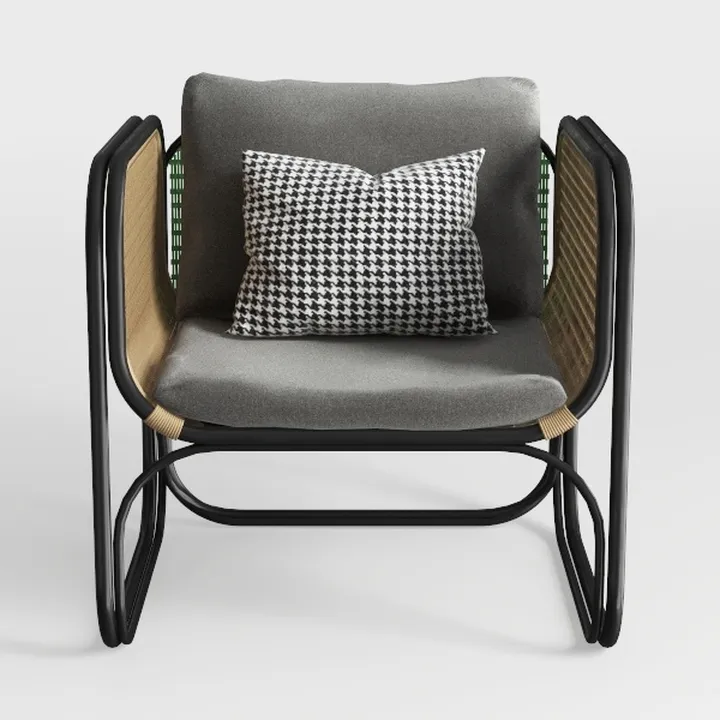 PU Leather Armchairs, Retro Leisure Accent Chair w