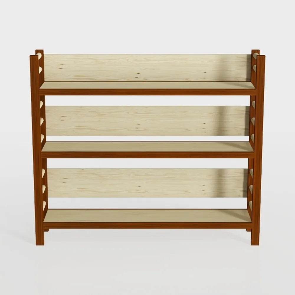 Smiry Shoe Rack, 3 Tier Long Bamboo Shoe Organizer