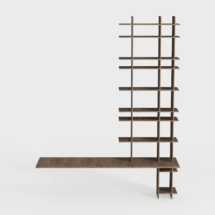 3 Tier Industrial Pipe Shelf Hanging Bookshelf