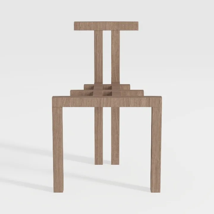 VIBELL Sedia pieghevole da parete