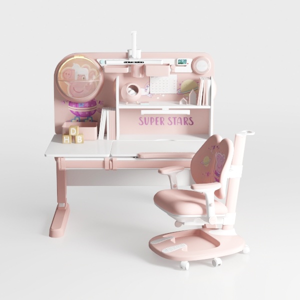 Small Standing Desk and Chair Set - Widened