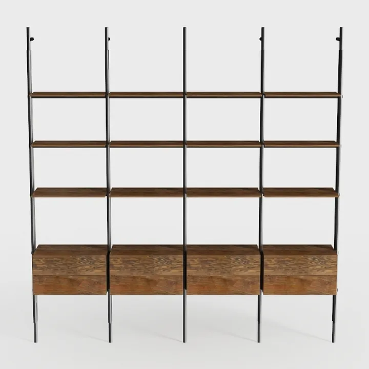IRONCK Bookcases and Bookshelves Triple Wide 5