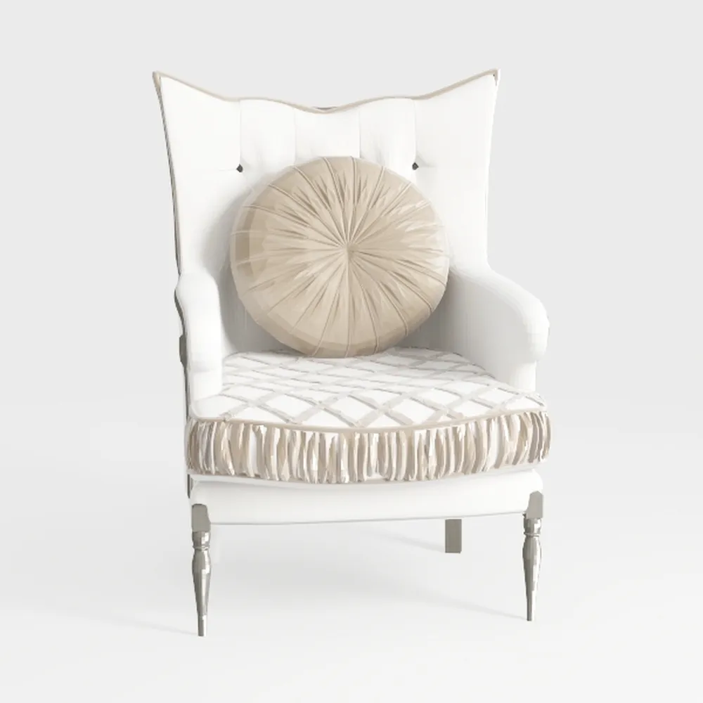 HUIMO Tufted Club Chair Set of 2 with Lumbar