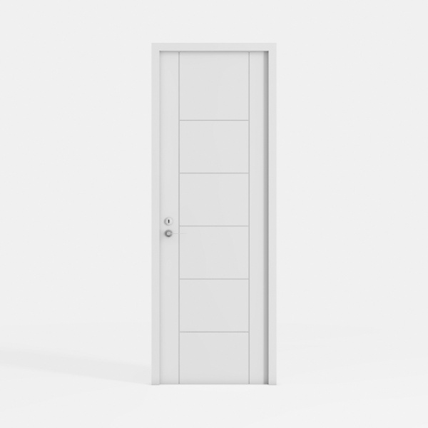 28&quot; x 80&quot; Interior Door Slab Only, 5-Panel Shaker 