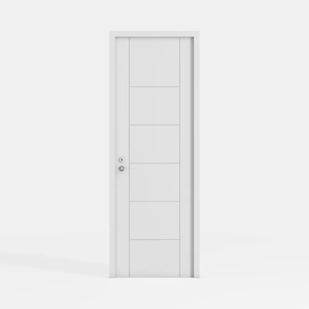 28" x 80" Interior Door Slab Only, 5-Panel Shaker