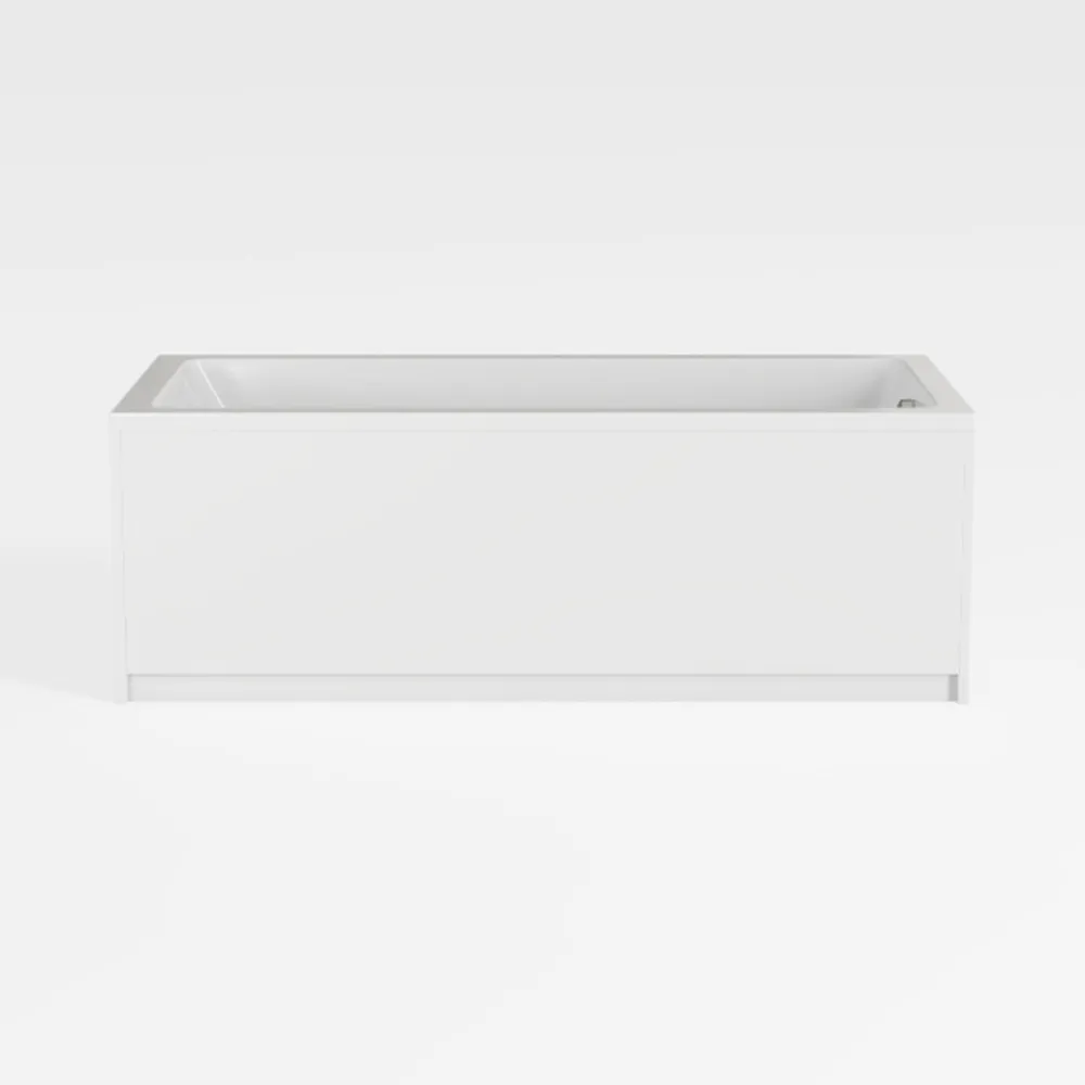 Grayley Alcove 66" Bathtub, Left Side Drain (66"Lx30"Wx22"H)