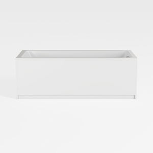 Grayley Alcove 66" Bathtub, Left Side Drain (66"Lx30"Wx22"H)