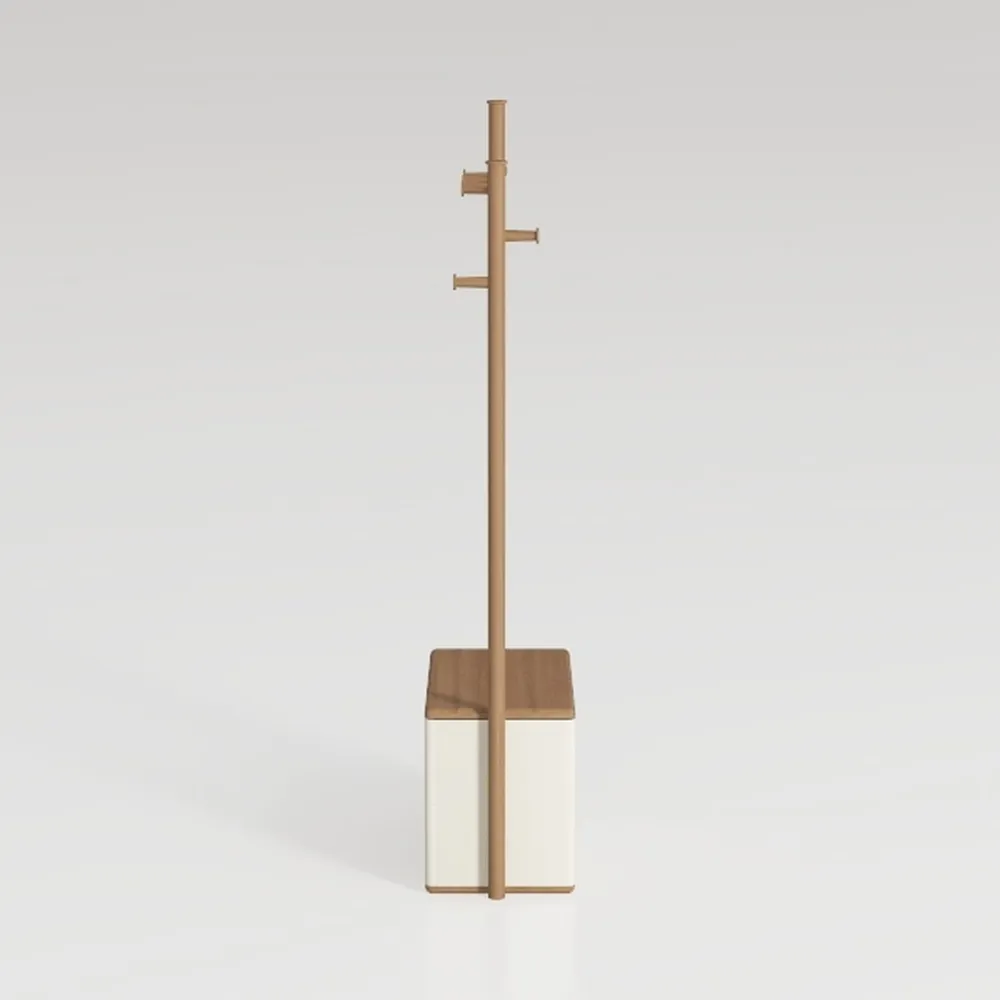 Solid Wooden Coat Rack Freestanding - Creative