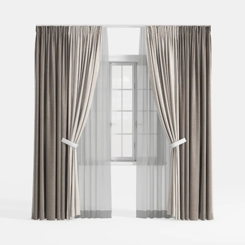 H.VERSAILTEX Pinch Pleated Full Blackout Curtains 