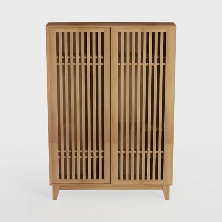HOMPUS Console Table with 2 Drawers and 1 Shelf,