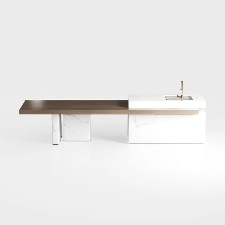 TAPIVA Desk Computer Desks Office Desk Marble Tabl
