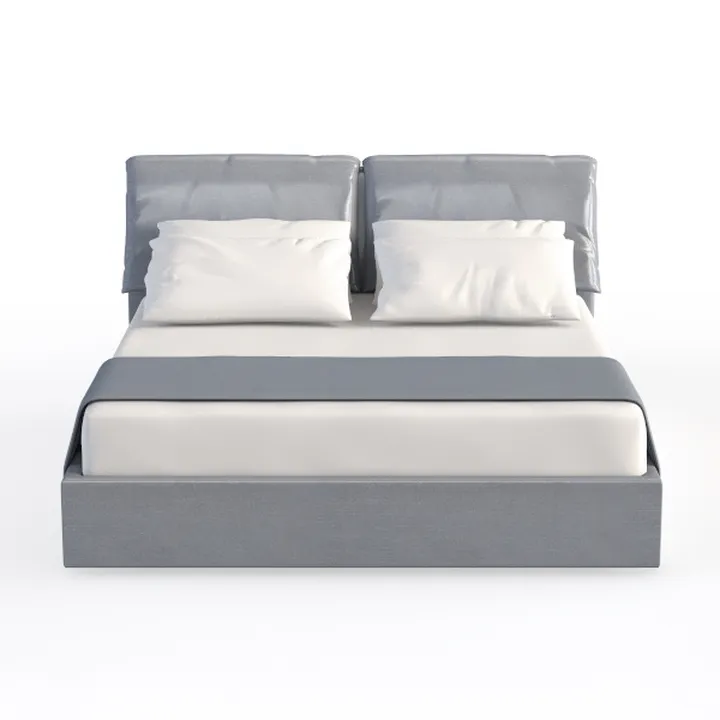 Baxton Studio Etienne Modern Slate Gray Velvet Que