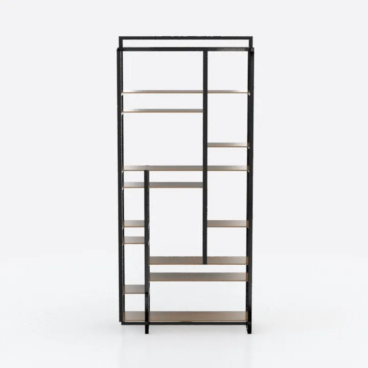 Crofy No Assembly Folding Bookshelf for Living