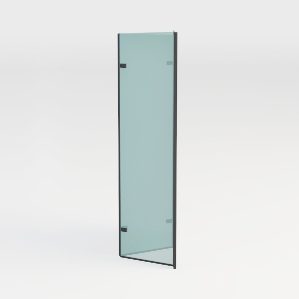 GETPRO Frameless Shower Door Pivot 34 in.W x 72