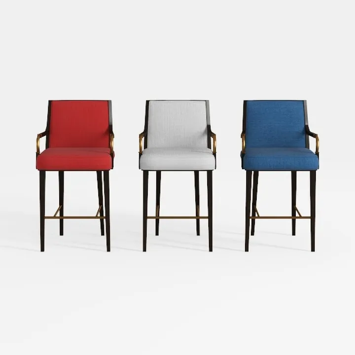 PHI VILLA Outdoor Stackable Dining Chairs Set of 6