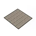 Modern Geometric Pattern Decorative Wall Panel 3D Model Right 45 Degree View
