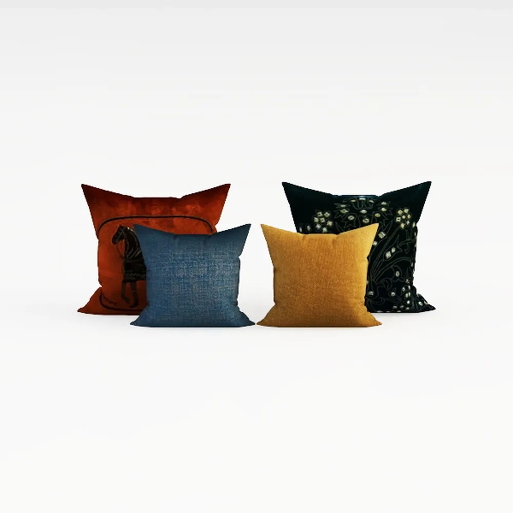 Velvet Throw Pillow Cover Soft Decorative