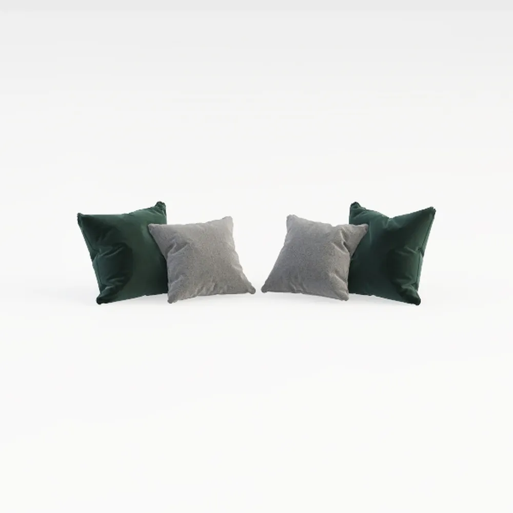 Emerald Green Pillow Cover Soft Velvet Throw