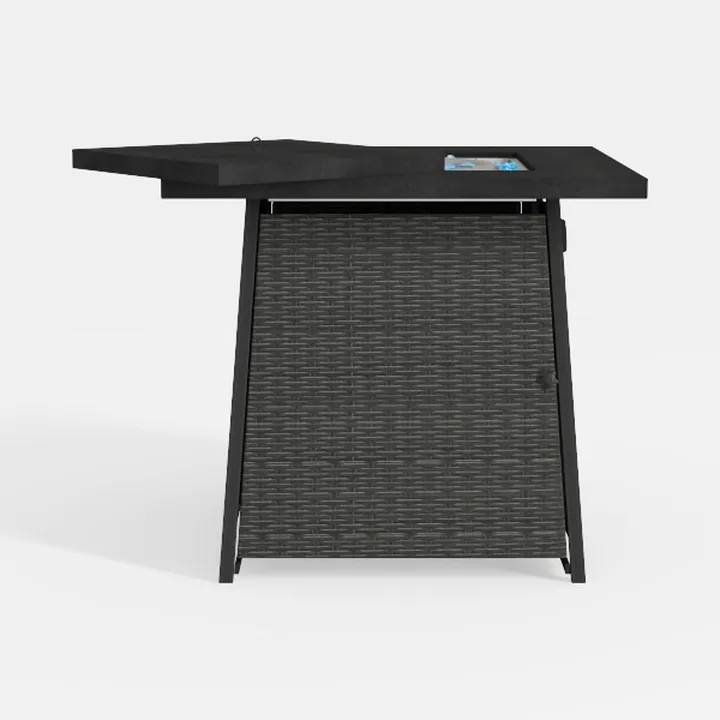 HOOBRO C Shaped End Table Set of 2, Small Side