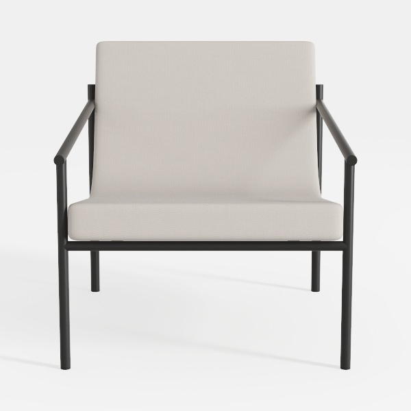 Mid Century Modern Accent Chair Set of 1, Beige