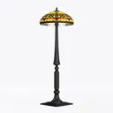 Capulina Tiffany Table Lamp Bedside Reading Lamp Left 45 Degree View