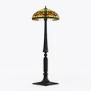 Capulina Tiffany Table Lamp Bedside Reading Lamp Right 45 Degree View