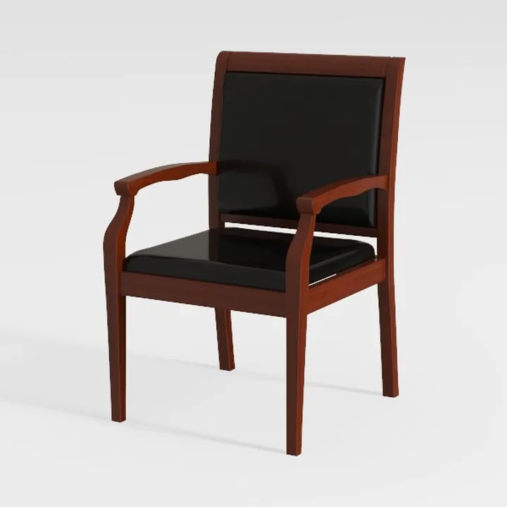 Eurotech Seating Cypress Guest Chair, Cherry/Black