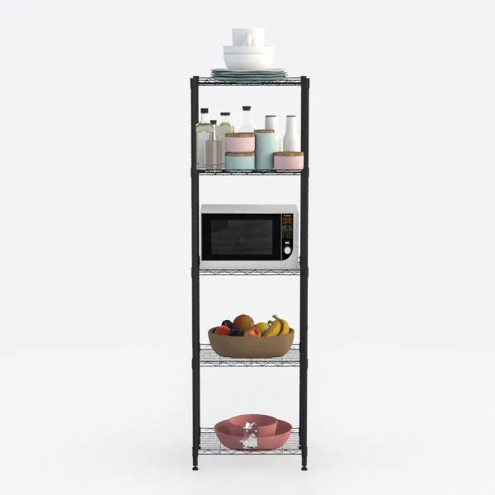 Yoobure Ladder Shelf, 5 Tier Tall Ladder Bookshelf