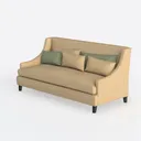 Serta Copenhagen 73" Rolled Arm Sofa, Easy Care Left 45 Degree View