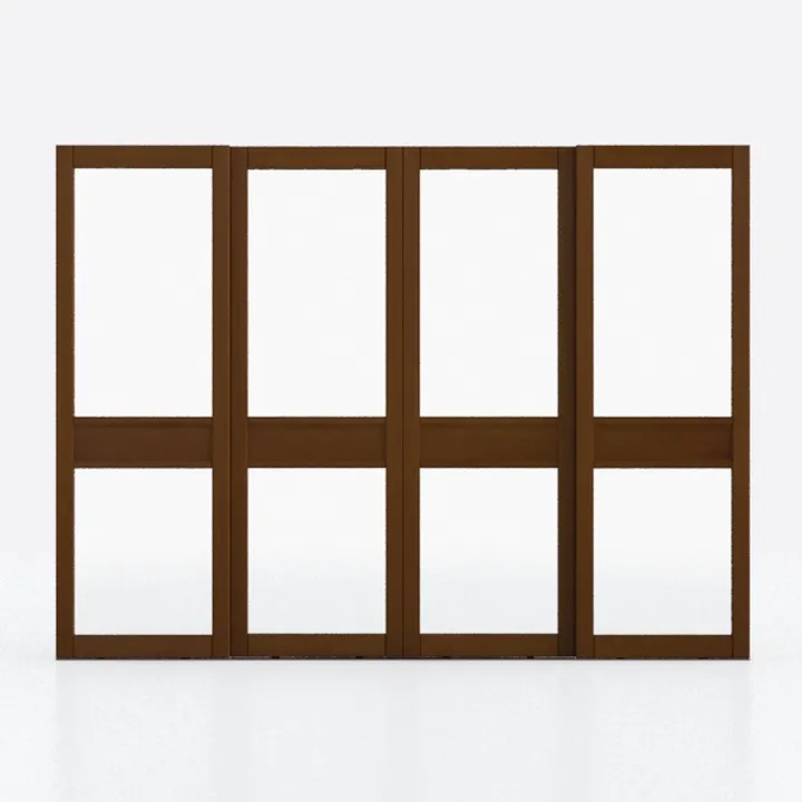 Interior door-TATA solid wood composite sliding door 1 natural teak