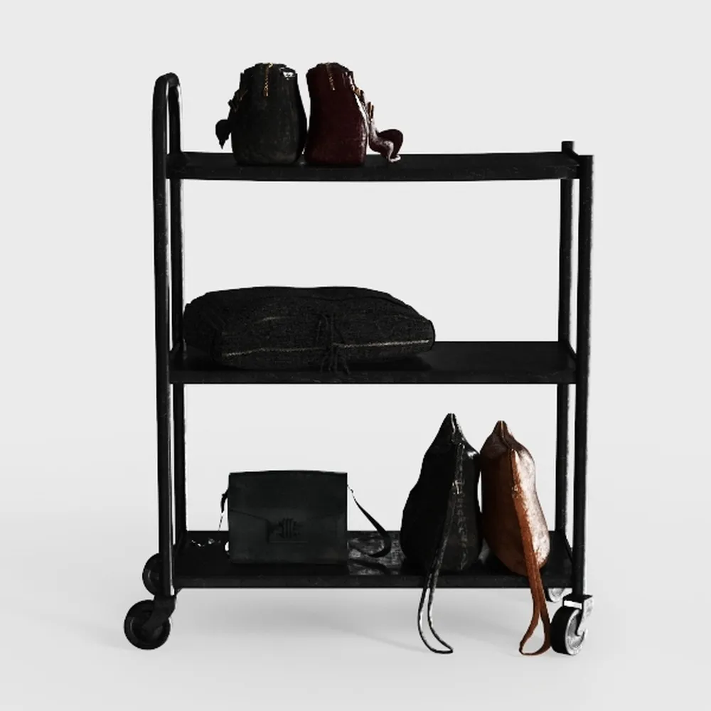 Metal Mobile File Cabinet, Rolling File Cart File