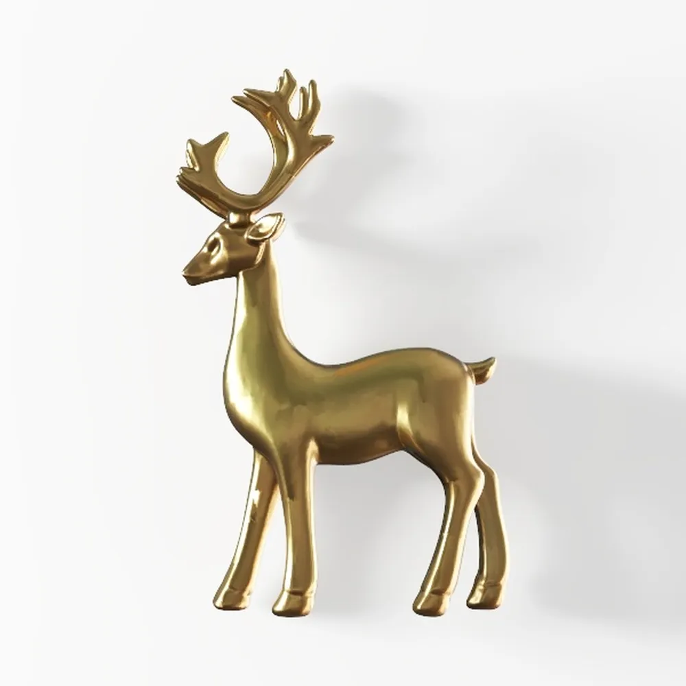 FANTESTICRYAN Small Reindeer Sculpture_ai generated