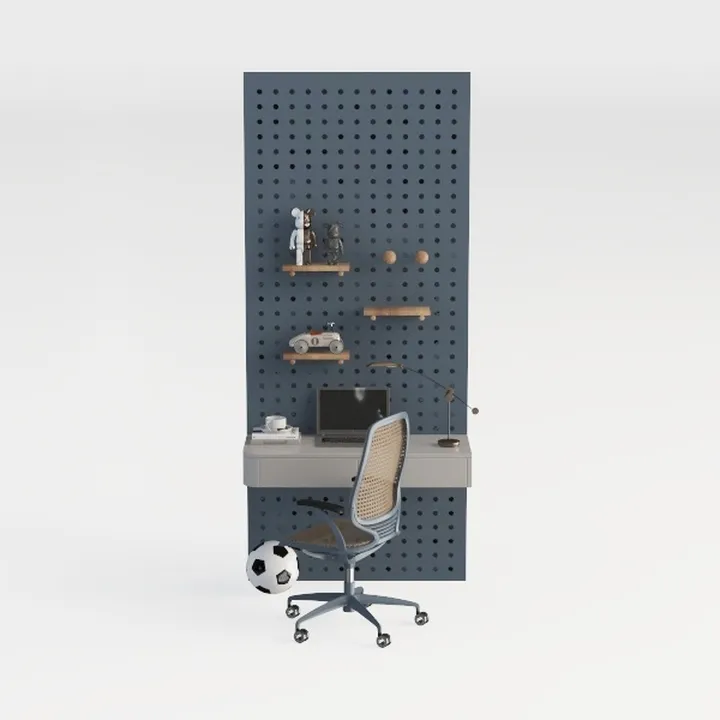Generico Elegante scrivania da Ufficio in Legno massello con Ripiani portaoggetti, 78 cm di Larghezza x 175 cm di Altezza x 60 cm di profondità, scrivania Moderna per Ampia postazione di Studio, Fini