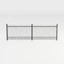 wrought iron fence-Cozy Garden Fences & Gates Front View