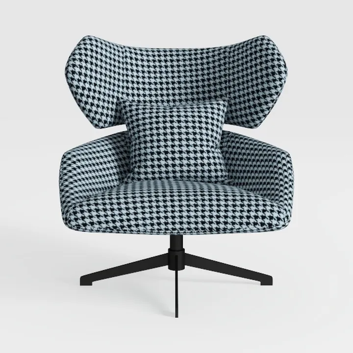 Redlife Swivel Accent Chair, Bedroom Accent Chair,