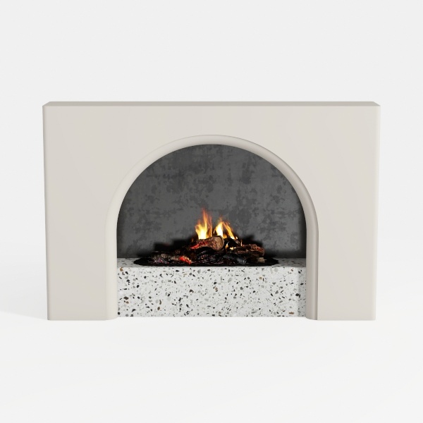 decorative fireplace-Creamy Home