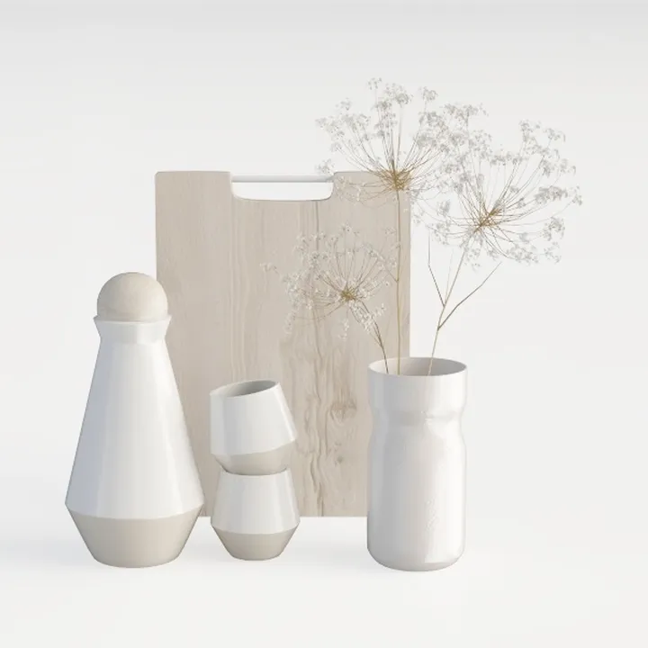 Ceramic Flower Vase Home Decor - Small Farmhouse 