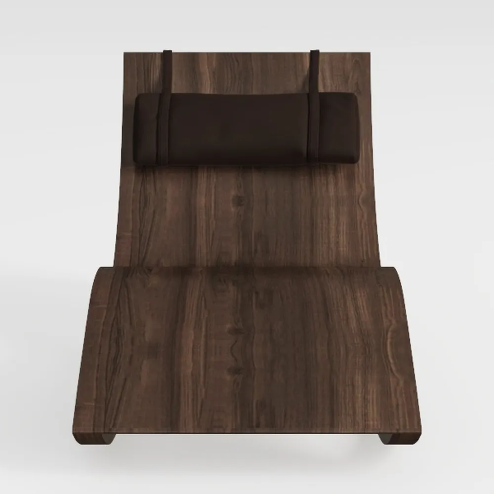 Acacia Wood Outdoor Folding Lounge Chair for Pool 