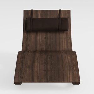 Acacia Wood Outdoor Folding Lounge Chair for Pool 