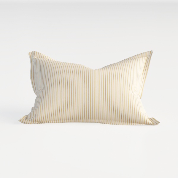 MIULEE Coral Red Corduroy Lumbar Pillow Covers