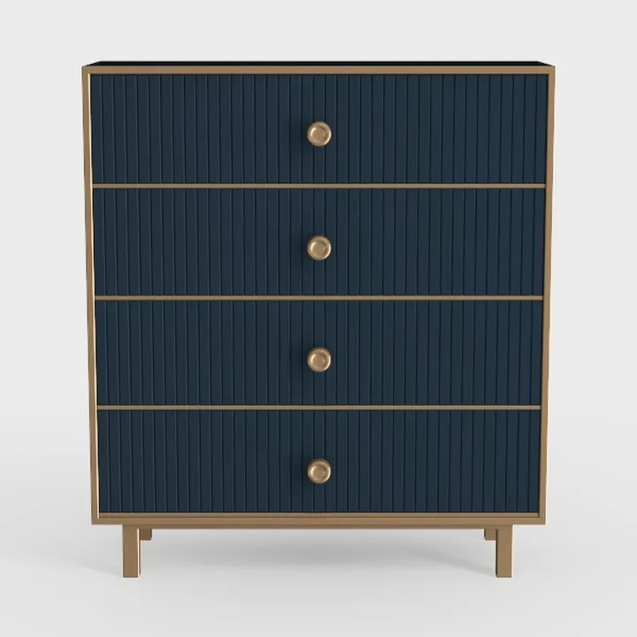 LEYAOYAO Fluted Dresser and 3 Drawers Nightstand