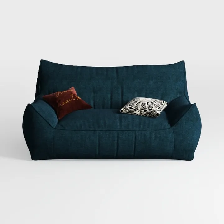 72" Modular Sectional Sofa Bed with Pull-Out Desig