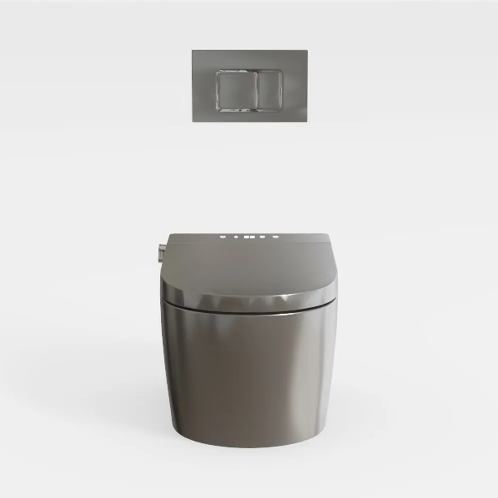 Smart Toilet with Built-in Tank & Bidet, Auto Open