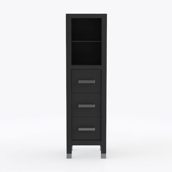 67&quot; H Tall Storage Cabinet with 2 Doors and 1