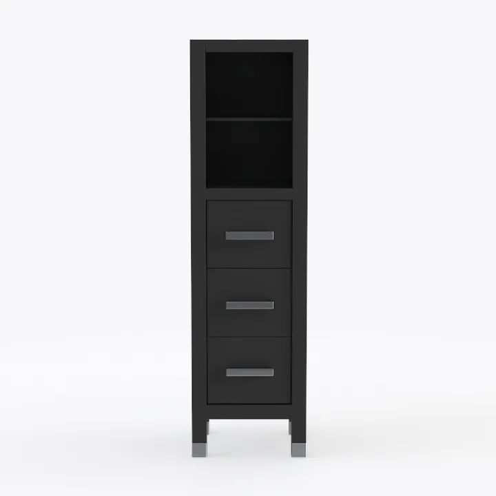 67" H Tall Storage Cabinet with 2 Doors and 1
