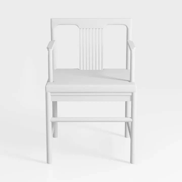 White Outdoor Rocking Chairs Set of 2, HDPE Poly