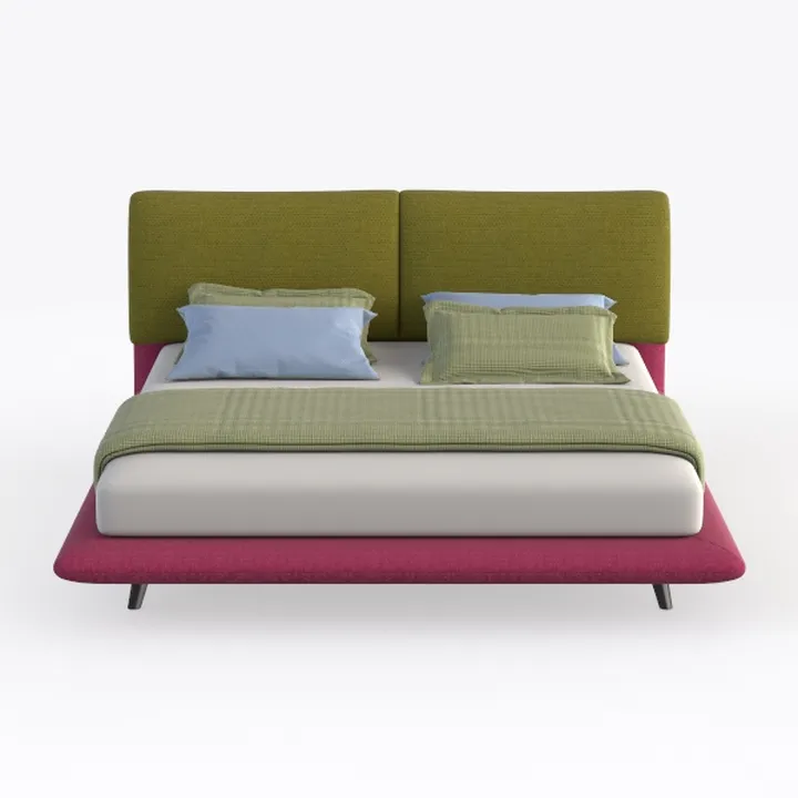 WELCON Rockstar - letto a molle box grigio/grigio chiaro 180x200 cm grado di durezza H3 con oltre 1000 molle (1126 molle tascabili a barile), topper in schiuma fredda, letto imbottito - letto matrimoniale - letto box a molle