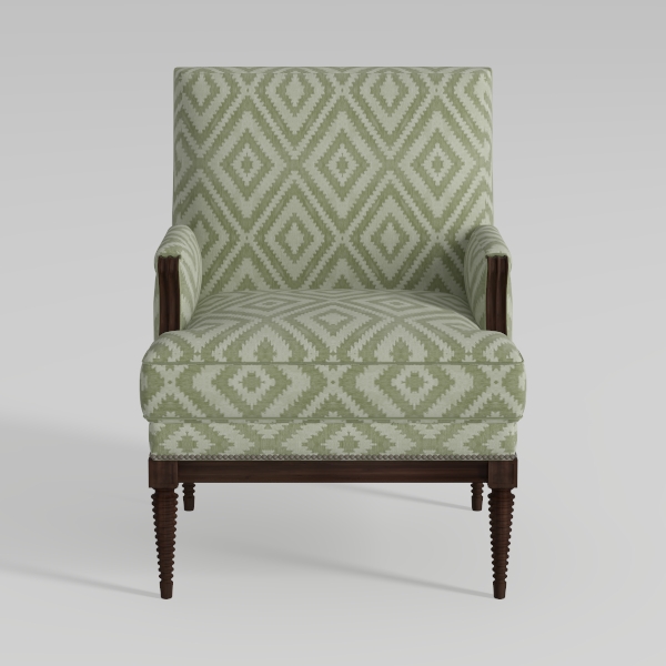 Pia Ricco Mid Century Modern Armchair Accent Chair