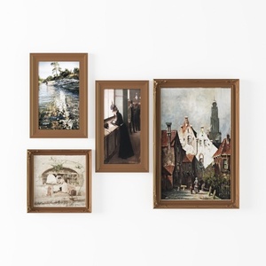 VEVOR 16 PCS Framed Wall Art Prints, Vintage