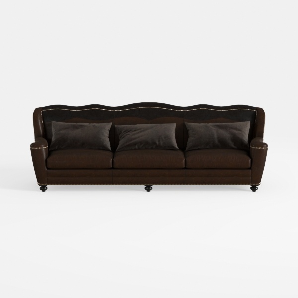Betsy Furniture Bonded Leather Reclining Sofa 

